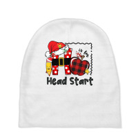 H Is For Headstart Life Funny Christmas Head Start Teacher T Shirt Baby Beanies | Artistshot