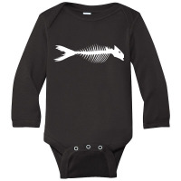 Fishbone Long Sleeve Baby Bodysuit | Artistshot