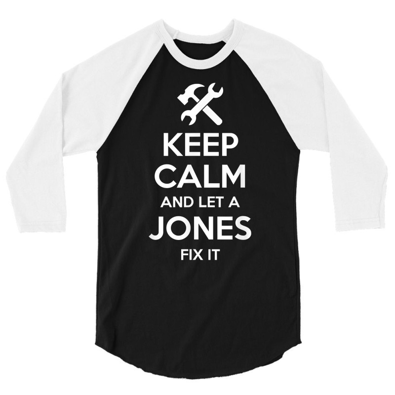 Jones Funny Surname Birthday Family Tree Reunion Gift Idea T Shirt 3/4 Sleeve Shirt by cm-arts | Artistshot