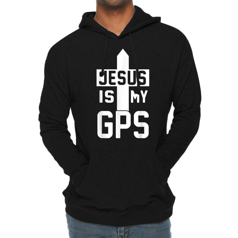 Jesus Is My Gps Navigation Christian Cross Christi Gift T Shirt Lightweight Hoodie by cm-arts | Artistshot