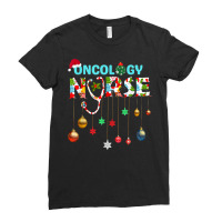 Merry Christmas Oncology Nurse Rn Oncologist Nursing Gift T Shirt Ladies Fitted T-shirt | Artistshot