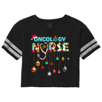 Merry Christmas Oncology Nurse Rn Oncologist Nursing Gift T Shirt Scorecard Crop Tee | Artistshot