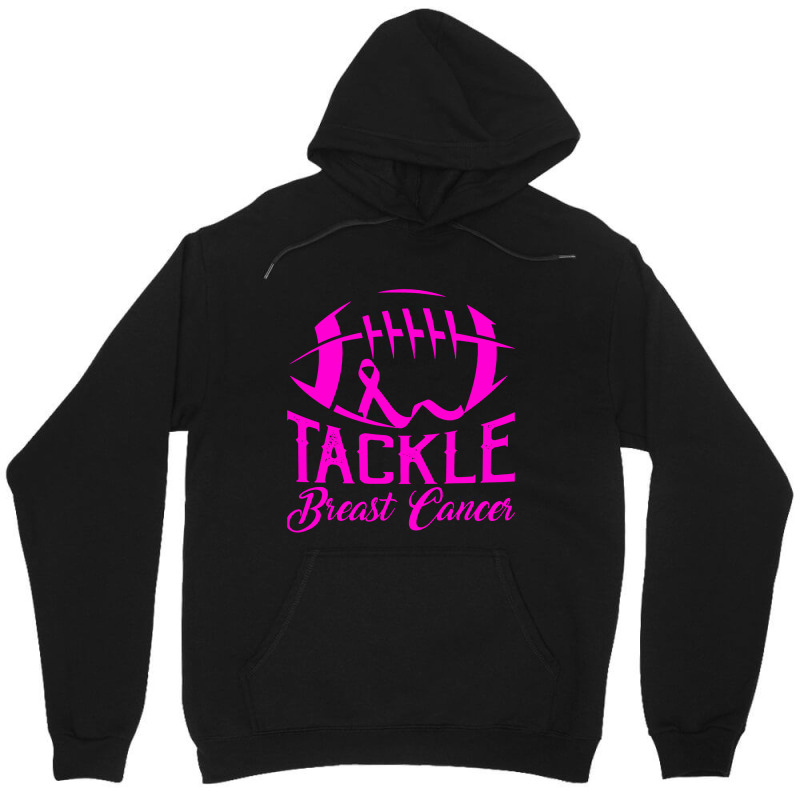 Tackle Awareness American Football Pink Ribbon Unisex Hoodie | Artistshot