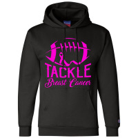 Tackle Awareness American Football Pink Ribbon Champion Hoodie | Artistshot