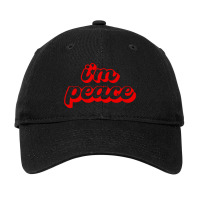 I Come In Peace  I'm Peace Adjustable Cap | Artistshot