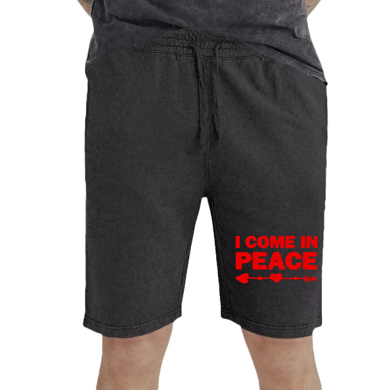 I Come In Peace Vintage Short | Artistshot