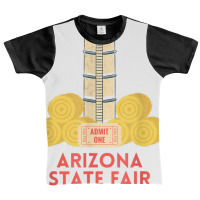 Arizona Farm Boy State Fair Ticket County Fair Haybales Silo T Shirt Graphic Youth T-shirt | Artistshot