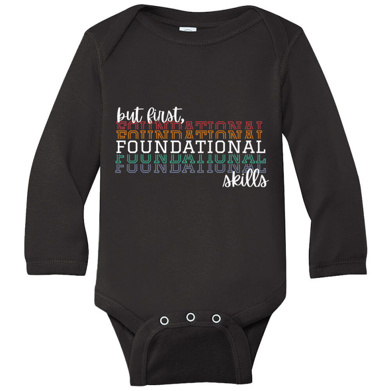 But First Foundational Skills Phonemic Awareness Premium T Shirt Long Sleeve Baby Bodysuit by cm-arts | Artistshot