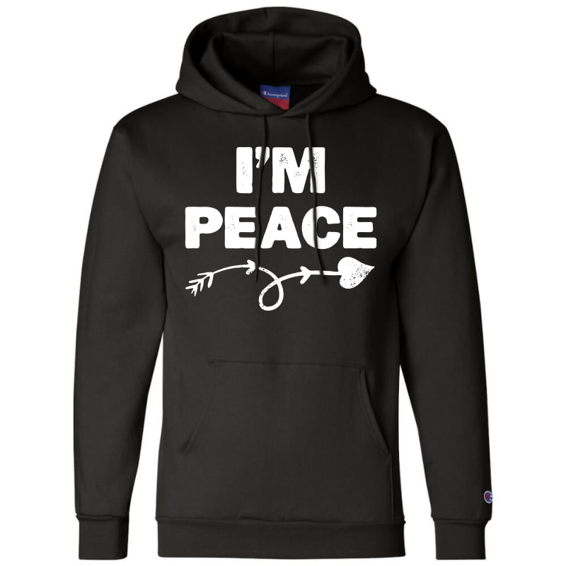 I'm Peace Apparels Funny Couple's Matching Champion Hoodie | Artistshot