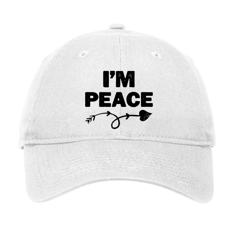 I'm Peace Apparels Funny Couple's Matching Adjustable Cap | Artistshot