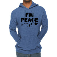 I'm Peace Apparels Funny Couple's Matching Lightweight Hoodie | Artistshot