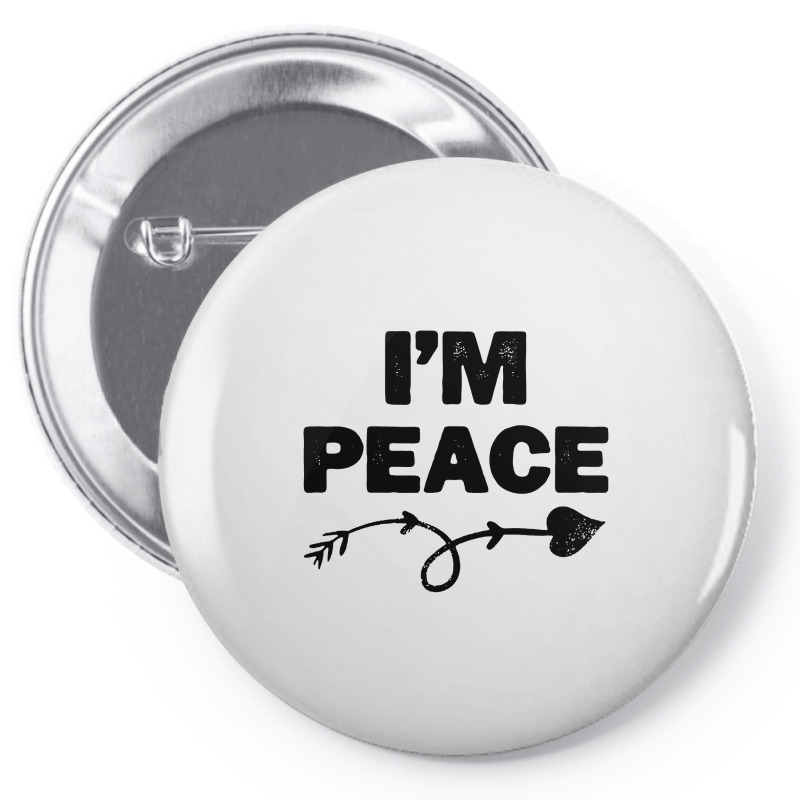 I'm Peace Apparels Funny Couple's Matching Pin-back Button | Artistshot