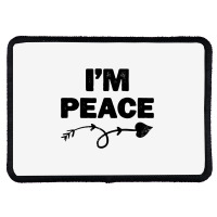 I'm Peace Apparels Funny Couple's Matching Rectangle Patch | Artistshot