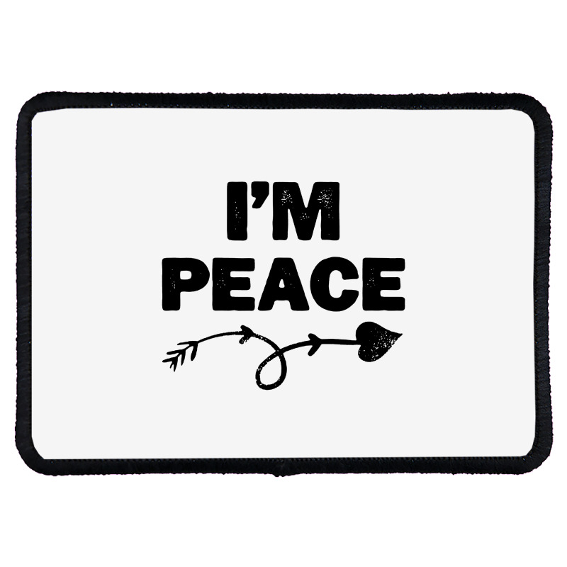 I'm Peace Apparels Funny Couple's Matching Rectangle Patch | Artistshot