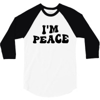 Im Peace I Come In Peace Matching Groovy 3/4 Sleeve Shirt | Artistshot