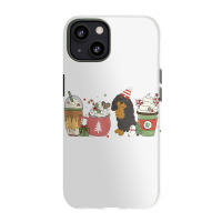 Cavalier Coffee Latte Winter Christmas Cavie Dog Mom Holiday Tank Top Iphone 13 Case | Artistshot