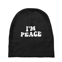 Im Peace I Come In Peace Matching Groovy Baby Beanies | Artistshot