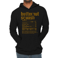 Thanksgiving Christmas Butternut Squash Nutritional Facts T Shirt Lightweight Hoodie | Artistshot