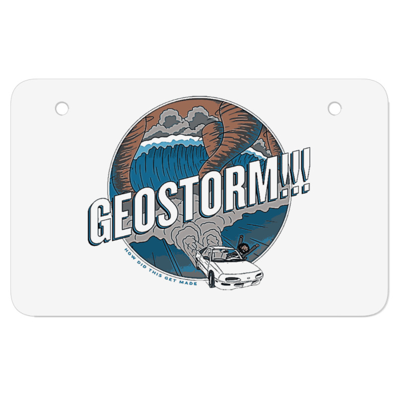 Geostorm Atv License Plate | Artistshot