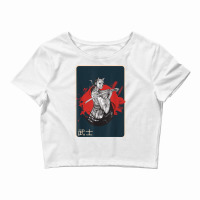 Ancient Japanese Female Samurai   Japanese Female Warrior T Shirt Crop Top | Artistshot