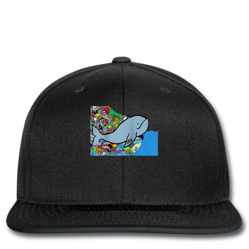 Blue Whale, Marine Sea Animal, Ocean Life, Surf, Art Work Raglan Baseb Printed Hat | Artistshot