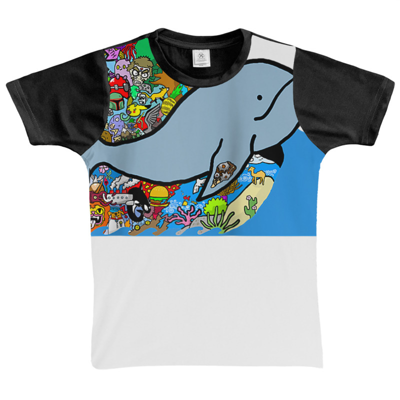 Blue Whale, Marine Sea Animal, Ocean Life, Surf, Art Work Raglan Baseb Graphic Youth T-shirt | Artistshot