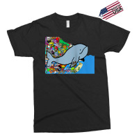 Blue Whale, Marine Sea Animal, Ocean Life, Surf, Art Work Raglan Baseb Exclusive T-shirt | Artistshot