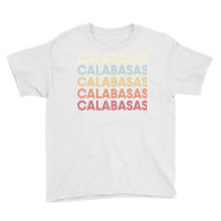 Calabasas California Calabasas Ca Retro Vintage Text Long Sleeve T Shi Youth Tee | Artistshot