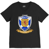 Forrester Scottish Family Clan Scotland Shield Long Sleeve T Shirt V-neck Tee | Artistshot