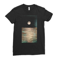 Ocean T  Shirt Moonlit Sea T  Shirt Ladies Fitted T-shirt | Artistshot