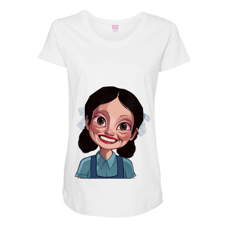 X Movie Smile Maternity Scoop Neck T-shirt by cm-arts | Artistshot