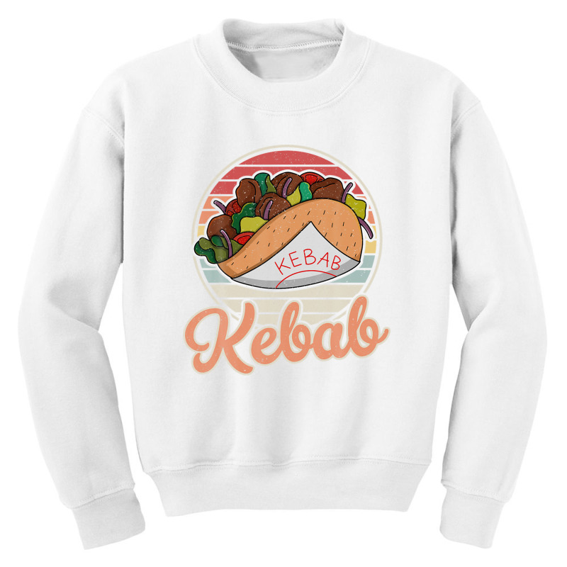 Doner Kebab Turkish Cuisine Fastfood Dürüm Youth Sweatshirt by beastonkriss | Artistshot