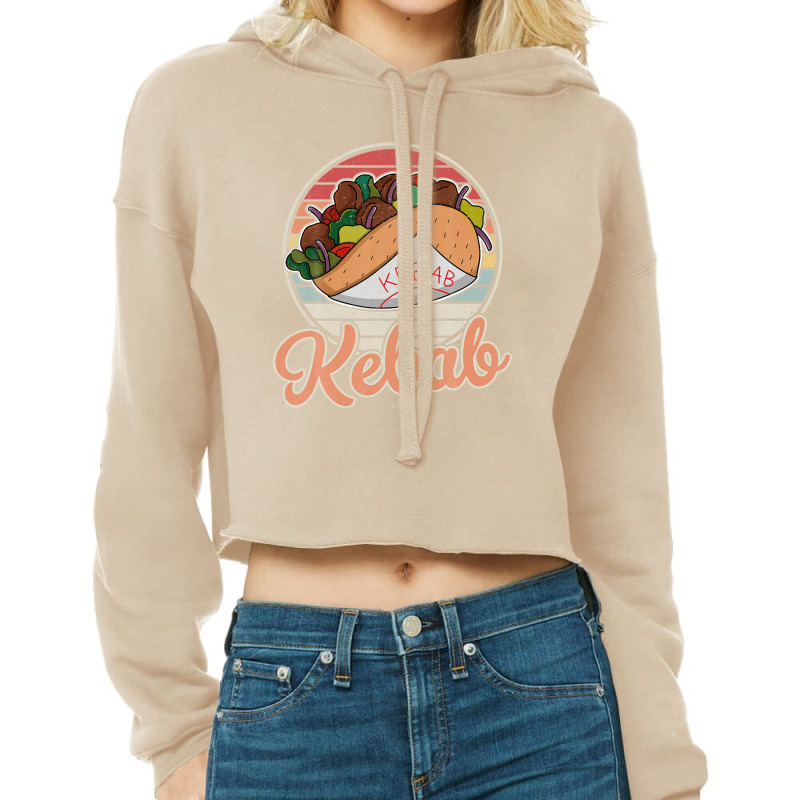 Doner Kebab Turkish Cuisine Fastfood Dürüm Cropped Hoodie by beastonkriss | Artistshot