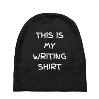 This Is My Writing Baby Beanies | Artistshot