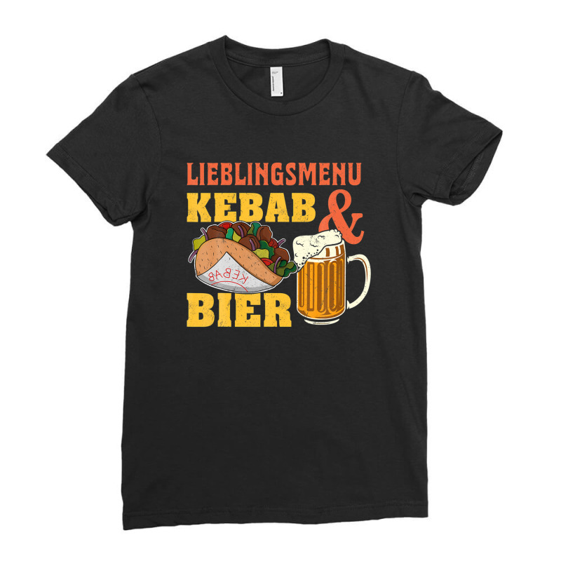 Doner Kebab Turkish Cuisine Fastfood Dürüm Ladies Fitted T-Shirt by beastonkriss | Artistshot