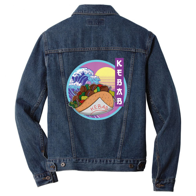 Doner Kebab Turkish Cuisine Fastfood Dürüm Men Denim Jacket by beastonkriss | Artistshot