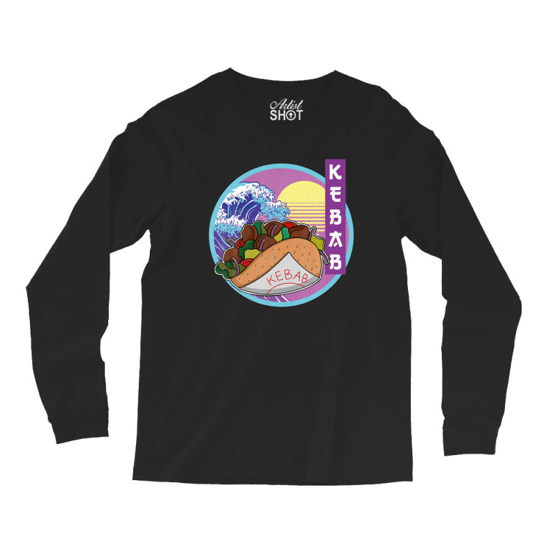 Doner Kebab Turkish Cuisine Fastfood Dürüm Long Sleeve Shirts by beastonkriss | Artistshot