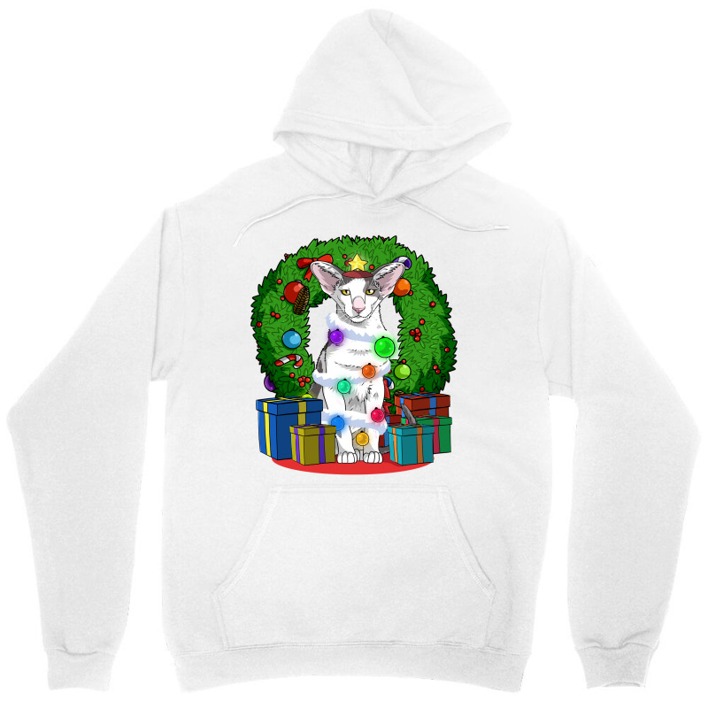 Oriental Shorthair Cat Christmas Tree X Mas Santa Long Sleeve T Shirt Unisex Hoodie | Artistshot