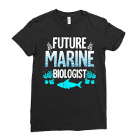 Future Marine Biologist Gift For Kids Teens Funny Biology T Shirt Ladies Fitted T-shirt | Artistshot