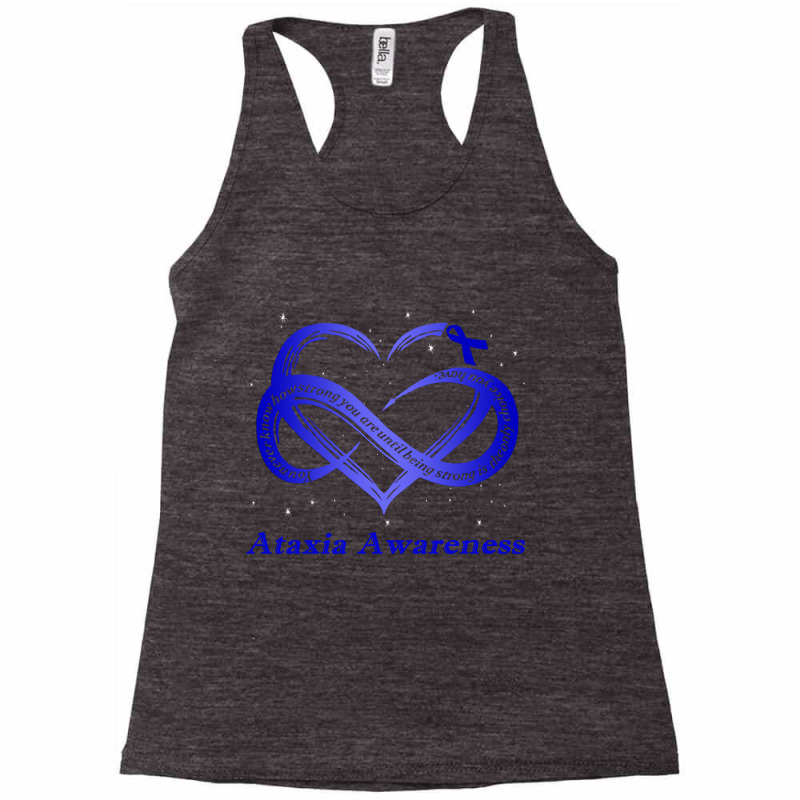 I Wear Blue For Ataxia Awareness Warrior Pullover Hoodie Racerback Tank by cm-arts | Artistshot