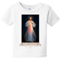 Divine Mercy Jesus I Trust In You Catholic Religious T Shirt Baby Tee | Artistshot