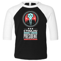 Vote Cthulhu For President Sarcastic Political Satire Premium T Shirt Toddler 3/4 Sleeve Tee | Artistshot