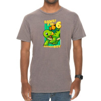 Rawr! I'm 6 Birthday Boys 6th Birthday Dino Stegosaurus Vintage T-shirt | Artistshot