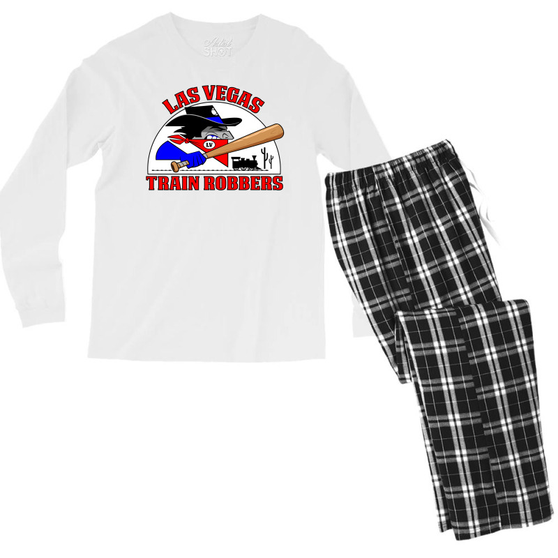 Bakersfield Train Robbers Men's Long Sleeve Pajama Set by basotahu | Artistshot