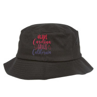 Heads Carolina Tail California Western Summer Beach Paradise T Shirt Bucket Hat | Artistshot