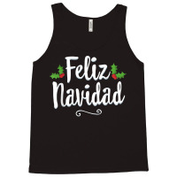 Vintage Feliz Navidad Retro Mexican Christmas Spanish Xmas T Shirt Tank Top | Artistshot