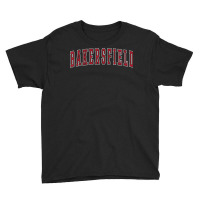 Bakersfield California Souvenir Vacation College Style Red T Shirt Youth Tee | Artistshot