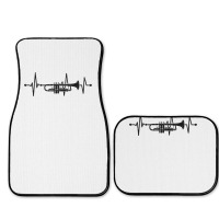 Trumpet Heartbeat Orchestra Musician Trumpeter T Shirt Full Set Car Mats | Artistshot