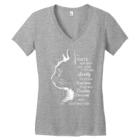 Cats Are Not Just Cats They Are Sanity T Shirt Women's V-neck T-shirt | Artistshot