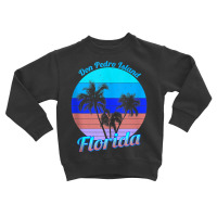 Don Pedro Island Florida Retro Tropical Palm Trees Vacation Tank Top Toddler Sweatshirt | Artistshot